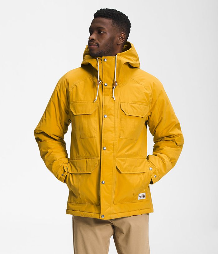 The North Face Kurtka Puchowa Męska Żółte Thermoball™ Dryvent™ Mountain Parka - YEXV23418